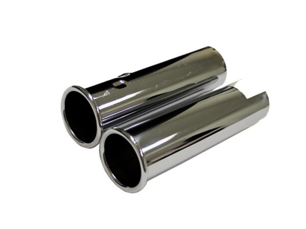 2 x exhaust tailpipes for Mercedes W114 - 280