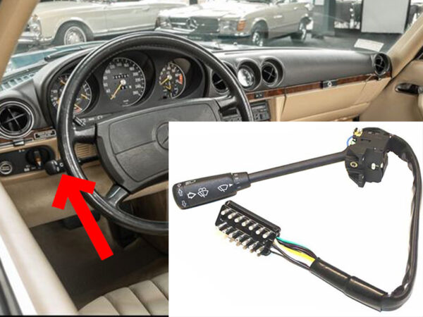 Combination switch / steering column switch for Mercedes R107 W123 W116