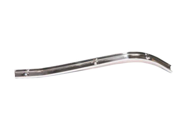 Upper chrome retaining rail on Mercedes W113 door seal - left