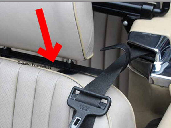 Belt guide holder seat belt (original shape) for Mercedes R107 / C107