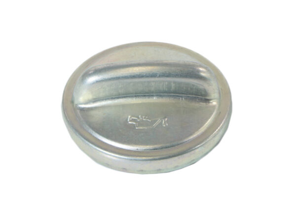 Galvanized metal oil cap for Mercedes R107